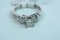 PLATIUMN & DIAMOND RING 1 CT DIAMOND TW, 6.3 GTW, $2400.00 RETAIL VALUE , SIZE 6 1/4
