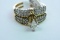 14KT GOLD & DIAMOND BRIDAL SET 6.1 GTW, $2395.00 RETAIL VALUE , SIZE 6 1/2