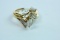 14KT BRIDAL SET 1 1/4 CT DIAMOND TW, 4.8 GTW, $2400.00 RETAIL VALUE , SIZE 6