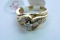14KT WEDDING SET 5.5 GTW, $1595.00 RETAIL VALUE , SIZE 6 1/4