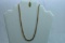 10KT GOLD & DIAMOND NECKLACE 1 1/2 CT DIAMOND TW, 14 GTW, $1395.00 RETAIL VALUE