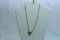 14KT NECKLACE WITH FAIRY 13.5 GTW, $650.00 RETAIL VALUE