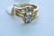 14KT GOLD & DIAMOND WEDDING SET 5.3 GTW, $1995.00 RETAIL VALUE , SIZE 4 1/4