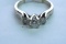 14KT GOLD & DIAMOND RING 1 CT DIAMOND TW, 5 GTW, $1799.00 RETAIL VALUE , SIZE 8