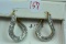 10 KT EARRINGS 1/2 CT DIAMOND TW, 4 GTW, $1795.00 RETAIL VALUE