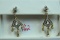 14KT GOLD & DIAMOND EARRINGS 1/2 CT DIAMOND TW, 3 GTW, $1150.00 RETAIL VALUE