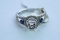 14KT GOLD DIAMOND SAPPHIRE RING 3 GTW, $1099.00 RETAIL VALUE, SIZE 6
