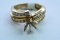 14KT GOLD & DIAMOND SETTING 8GTW, $1295.00 RETAIL VALUE, SIZE 5 1/2