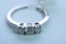 14KT GOLD DIAMOND RING 1/2 CT DIAMOND TW, 2.5 GTW, $895.00 RETAIL VALUE, SIZE 6 1/2