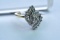 14KT GOLD & DIAMOND RING 1CT DIAMOND TW, 4 GTW, $1295.00 RETAIL VALUE, SIZE 6