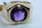 14KT GOLD AMETHYST RING 8 GTW, $589.00 RETAIL VALUE, SIZE 10 1/2