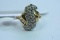 10KT GOLD DIAMOND RING 4 GTW, $1195.00 RETAIL VALUE, SIZE 7