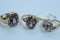 3- 10KT GOLD RING 9.8 GTW $750.00 RETAIL VALUE