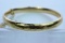14KT GOLD BANGEL BRACELET 7.7 GTW, $540.00 RETAIL VALUE