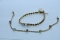 2- 14KT MULTI STONE BRACELETS 18.3 GTW, $525.00 RETAIL VALUE