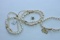 5 PEARL BRACELETS 14KT GOLD CLASP