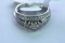 14KT GOLD WEDDING SET 5.4 GTW, $1450.00 RETAIL VALUE, SIZE 6 1/2