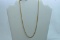 14KT GOLD ROPE CHAIN 18 IN 10.8 GTW, $540.00 RETAIL VALUE