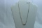 14KT GOLD DIAMOND EMERALD NECKLACE 4.4 GTW, $399.00 RETAIL VALUE