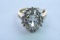 10KT GOLD & DIAMOND RING 5 GTW, SIZE 7