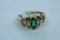 14 KT GOLD & DIAMOND RING 2.5 GTW, $529.00 RETAIL VALUE ,SIZE  5 1/4