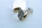 10KT GOLD & DIAMOND RING 1/2 CT DIAMOND TW, 4.5 GTW, $750.00 RETAIL VALUE, SIZE 6