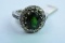 14 KT GREEN TOPAZ 9.2 GTW, $1695.00 RETAIL VALUE ,SIZE 6 1/2