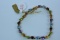 14KT GOLD MULTI COLOR STONE BRACELET 5.3 GTW, $695.00 RETAIL VALUE