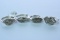 4- 10KT GOLD RINGS 9.5 GTW