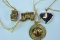 4- 14KT CHARMS 7.5 GTW