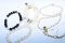 8-PEARL BRACELETS 14KT CLASP