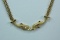 14KT GOLD NECKLACE DOLPHINS 5.2 GTW