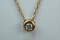 2-14KT GOLD NECKLACE 1 MULTI STONE & 1 - 1/3 CT DIAMOND TW, 5GTW, $800.00 RETAIL VALUE,