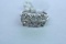 14 KT GOLD & DIAMOND 1 CT DIAMOND TW, 3.4 GTW, $1495.00 RETAIL VALUE , ,SIZE 7