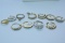 11- 14 KT GOLD RINGS 24 GTW, $2800.00 RETAIL VALUE,
