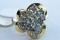 14 KT GOLD & DIAMOND RING 1 CT DIAMOND TW, 5.3 GTW, $1295.00 RETAIL VALUE , SIZE 6 3/4