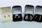 4 PAIRS 14KT GOLD EARRINGS