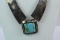 STERLING PENDANT & BROOCH APPROX 145 GRAMS