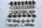 6 STERLING BRACELETS APPROX 210 GRAMS