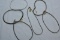 6 STERLING NECKLACES APPROX 160 GRAMS