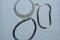 3 STERLING NECKLACES APPROX 110