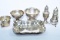 6 PC MISC STERLING APPROX 410 GRAMS AS IS WITH DINGS & SCRATCHES
