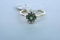 18 KT EMERALD & DIAMOND RING 2 GTW, $299.00 RETAIL VALUE , SIZE 6 3/4