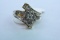 10 KT GOLD & DIAMOND RING 1 CT DIAMOND TW, 4.5 GTW, $550.00 RETAIL VALUE , SIZE 6 3/4