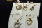 5- 10 KT GOLD PENDANTS 9.2 GTW
