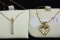 2- 10 KT NECKLACES & PENDANTS 4.5 GTW