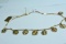 14 KT NECKLACE WITH 9 10 KT VARIOUS COCA COLA SERVICE CHARMS, 26 GTW, $895.00 RETAIL VALUE