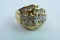 14KT GOLD & DIAMOND RING 8.3 GTW, $3800.00 RETAIL VALUE , SIZE 6
