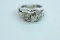 14KT GOLD & DIAMOND BRIDAL SET .60 CT DIAMOND TW, 5.8 GTW, $1995.00 RETAIL VALUE , SIZE 6 1/4