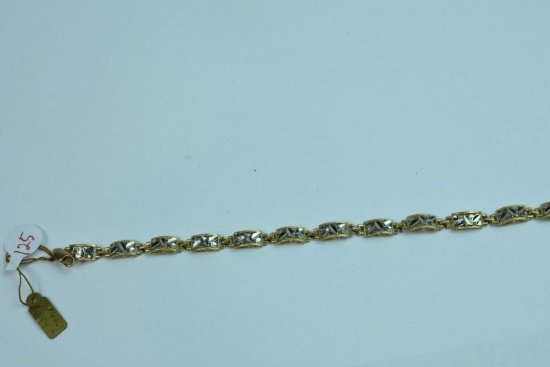 14KT BRACELET 10 GTW, $259.00 RETAIL VALUE